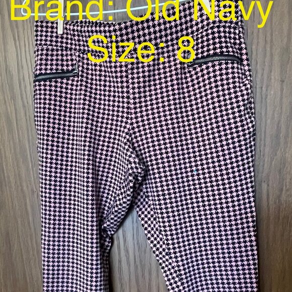 Old Navy Houndstooth pants - Picture 1 of 1